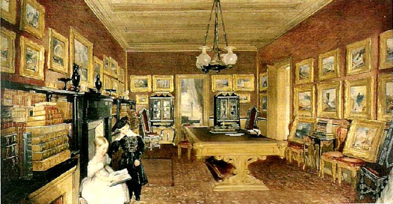 john scarlett davis the library of benjamin godfrey windus  at tottenham